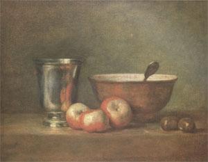 Jean Baptiste Simeon Chardin The Silver Goblet (mk05) oil painting image